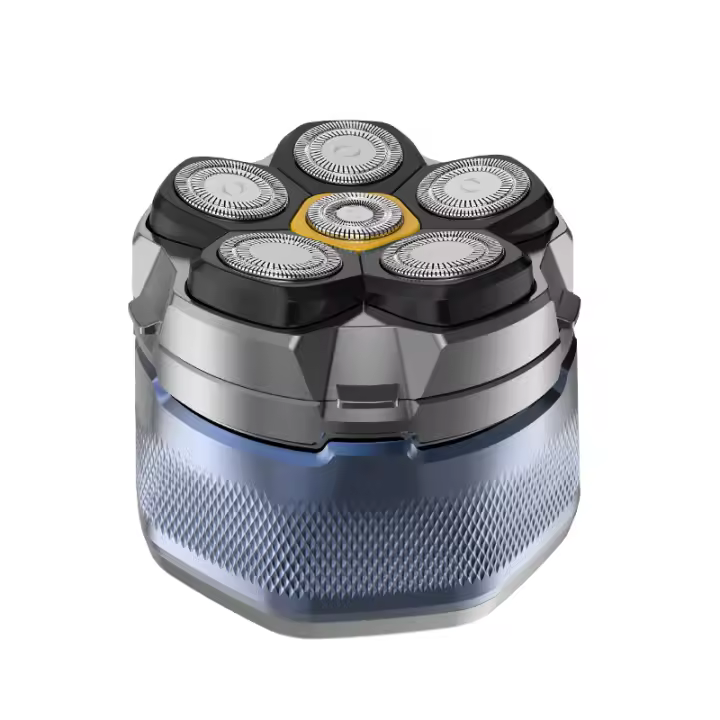 Oferta Gran, Afeitadora Magnética para Hombres 6D Cuchillo de Barba de Alta Potencia, Máquina de Cabeza Calva - 1