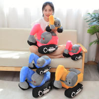 Juguete de Peluche de Excavadora Creativa Muñeco de Máquina Suave para Decoración del Hogar - details 11