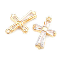 Colgantes de Cruza de Latón Dorado de 18K Joyería DIY Hallazgos de Collares y Pendientes - details 10