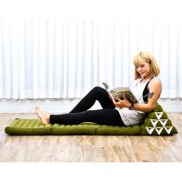 Cómodo Colchón De Suelo con Cojín De Lectura, Futón Japonés, Cama Plegable O Esterilla De Masaje Tailandés, 170 x 53 cm, Azul Claro - details 384