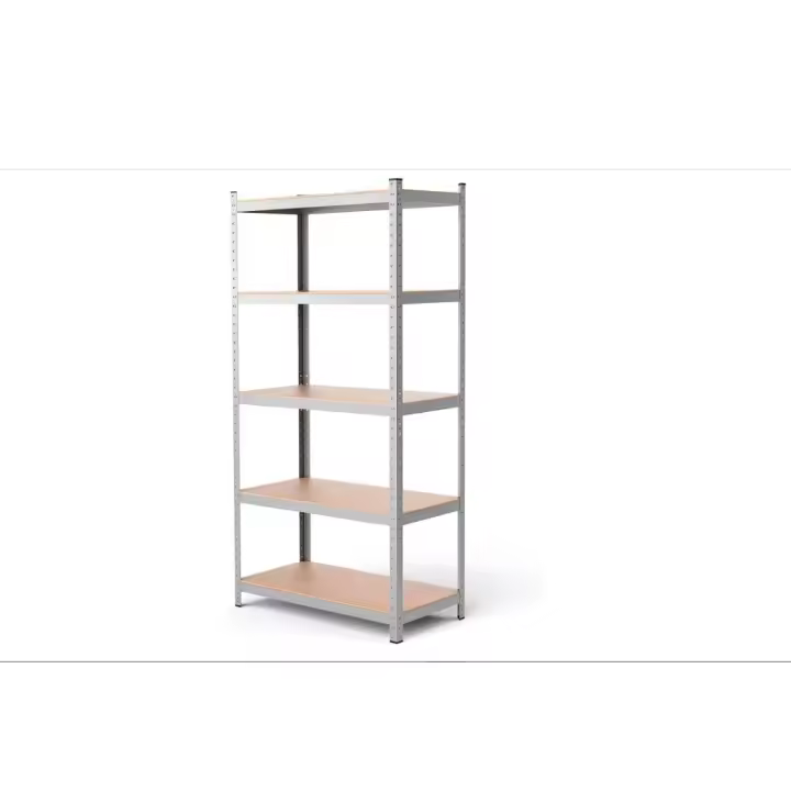 Estanterias Almacenaje, 180 x 90 x 40 cm, Metalicas, Galvanizadas, Material MDF, para Hogar, Trastero, Garaje, 5 Baldas Ajustables, Carga Máxima 875 kg (2 Unidades) - 1
