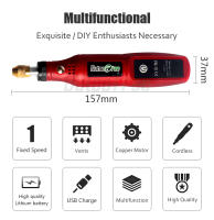 Kit de Herramientas Rotativas Inalámbricas USB para Taladro Mini Drill Inalámbrico de 24PCS Accesorio para Joyería Metal Vidrio Mini Taladro de Madera con Pluma de Grabado DIY - details 3