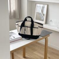 Bolsa de mamá de gran capacidad, versátil, bandolera para madre y bebé, bolsa de salida portátil de lona ligera, bolso de mano. - details 8