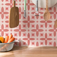 Pegatinas de Pared de Ladrillo Rosa 10pcs Set Impermeable para Balcón Terrazzo Cocina - details 7
