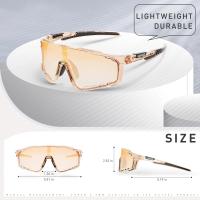 Kapvoe-Gafas de ciclismo con degradado para hombre y mujer, lentes de sol a la moda, UV400, para deportes al aire libre, para bicicleta de montaña, 2024 - details 5