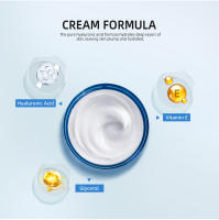 Crema de Gel de ácido hialurónico, crema hidratante Facial para hidratar y suavizar la piel Extra seca, nutritiva, mejora la sequedad, loción Facial - details 2
