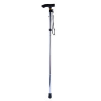 Bastón Telescópico De Aleación De Aluminio Para Senderismo Y Trekking Plegable Con Punta De Goma Para Ancianos Color Negro/Cobre - details 52