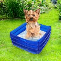 Baño de Pie Inflable Portátil Doble Función para Entrada de Piscina y Baño de Perros Material PVC - details 3