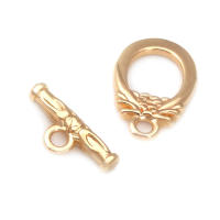 Pulsera de Tirantes Geométricos de Latón Dorado 18K Clasps para Hacer Joyería DIY - details 47