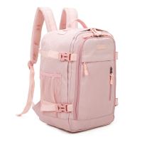 Mochila De Cabina Ryanair 40x20x25cm (20L)  Mochila De Viaje Impermeable Para Avión  Equipaje De Mano Resistente  Mochila Para Senderismo  Escolar  Trabajo / Negro/ Azul Marino/ Gris/ Rosa - details 2