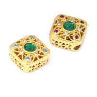 Pulseras de Abalorios Nepaleses Vintage 5PCS Matte Dorado Accesorios de Alta Calidad Rosediy - details 22
