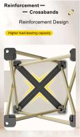 Silla portátil, plegable, ultraligera, para acampar al aire libre, pesca, senderismo, jardinería, silla de camping VIE con bolsa de transporte - details 7