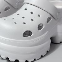 Zuecos de verano 2025 para mujer, sandalias antideslizantes, 10 cm de plataforma gruesa, pantuflas de EVA, zapatos de playa, zapatos para exteriores que aumentan la altura - details 14