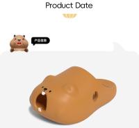 Zapatillas de marmota con dientes de ciervo, frescas para mujer, de verano, con suela gruesa, aumento de altura, antideslizantes para casa, pareja, zapatillas Baotou para hombre - details 9