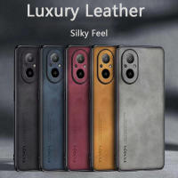 Teléfono de cuero retro para OPPO Realme C67 4G, funda protectora a prueba de golpes para prevención de caídas - details 0