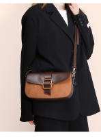 Bolso de hombro retro con diseño de nicho, bolso de axilas con contraste de empalme mate, bolso de mensajero versátil de alta gama de gran capacidad - details 7