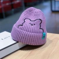 Gorro de Invierno de Punto para Bebé con Patrón de Oso Lindo Accesorio de Moda Cálido para Niños de 0-6 Años - details 16