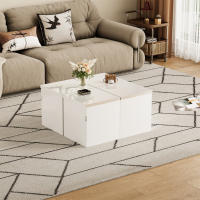 Mesa de centro, mesa de centro DIY, mesa de alto brillo, combinación gratuita - details 6