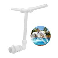 Fuente de cascada para piscina, con doble cabezal rociador de agua, decoraciones para Spa y jardín - details 4