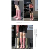 Botas de Lluvia de Moda para Mujeres Antideslizantes, Acolchadas, Calientes para Todas las Estaciones - details 16
