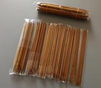 Agujas de Punto Doméstico de Carbonoizado Bambú Doble Punta 75Pcs Herramienta de Tejido para Bordado Perfecto para Manualidades y Costura - details 0