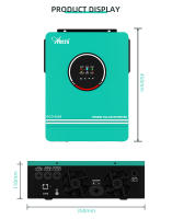 Inversor Solar Híbrido Anern 6.2KW 120A MPPT Dual Control Integrado Fuera de Red Voltaje de 230V - details 8