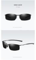 Gafas de sol polarizadas rectangulares para hombre, ultraligeras, para pescar y conducir, clásicas. - details 16