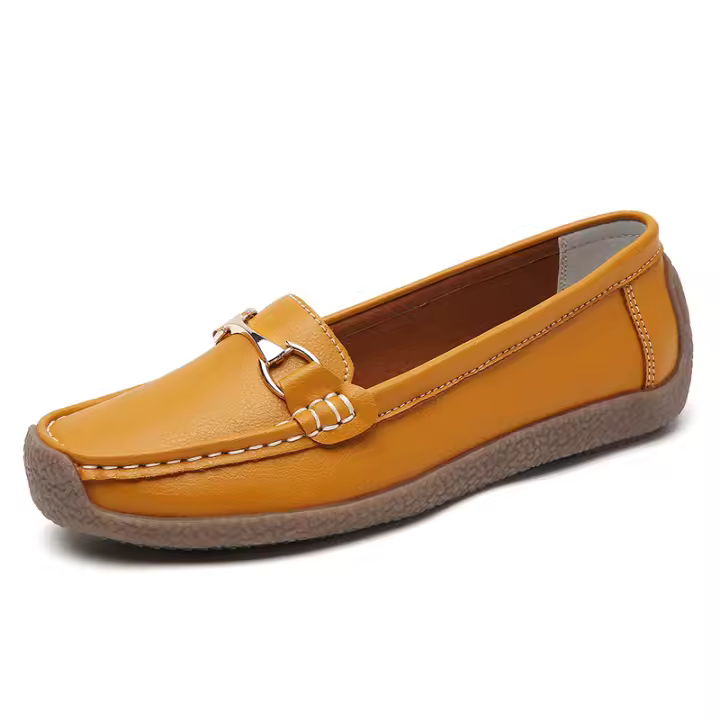 Zapatos planos informales para mujer con clase, cómodos zapatos sin zapatos, adecuados para caminar por la carretera 6 - 1