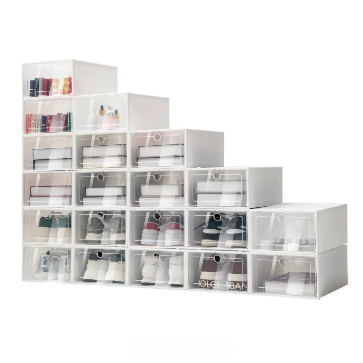 Caja de Zapatos para almacenamiento, Juego de 20 piezas, se puede apilar - 1