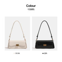 Nueva bolsa de alta gama con un solo hombro para las axilas, bolsa de baguette de palmo oblicuo portátil de moda, bolsa cuadrada pequeña y versátil - details 3
