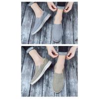 Zapatos De Lona Para Hombre Mocasines Clásicos De Ocio Cómodos Y Transpirables Zapatillas Casuales Para Adultos Con Punta Redonda Suela EVA - details 4