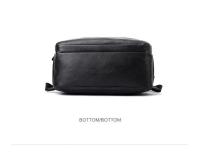 Mochila Pu para hombres, mochila para estudiantes universitarios minimalistas, bolsa de computadora para viajes de negocios, bolso de ocio de gran capacidad - details 25
