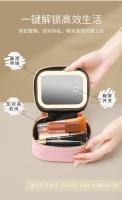 Bolsa de Maquillaje Luminosa Portátil Organizador de Cosméticos con Espejo - details 7