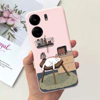 Funda trasera para Xiaomi Poco C65, cubierta suave de silicona líquida mate con estampado de dibujos animados de flores, protección a prueba de golpes - details 27