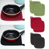 Almohadillas aislantes de piezas, manteles individuales de cocina resistentes al calor, para manopla de microondas y horno, 2 unidades - details 2