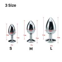 Juego de Plug Anal de Metal 3 Pcs Set para Mujeres/Hombres/Parejas Juguetes Sensuales para Adultos - details 5