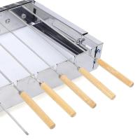 Parrilla eléctrica de acero inoxidable para barbacoa, rejilla para parrilla, pinchos, giro automático, utensilios de cocina - details 1