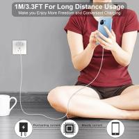 120W Cargador rápido Cable USB tipo C, 6A, 1 metro, Universal, Adaptador compatible con teléfono y tableta - details 4