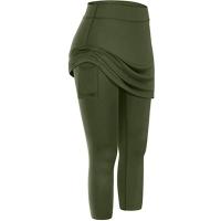 Pantalones Cortos Deportivos para Mujer Shorts Elásticos de Cintura Alta, Transpirables, Informales, a la Moda, con Bolsillo, para Yoga y Correr al Aire Libre - details 3