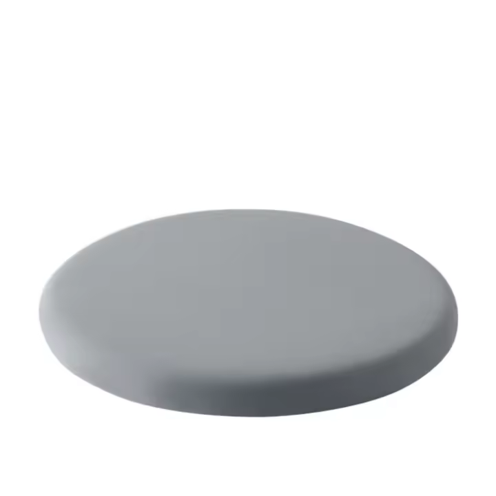 Cómodo cojín para asiento de hemorroides, taburete redondo ergonómico antideslizante, cojín suave de Color sólido para silla de oficina, viaje en avión - 1