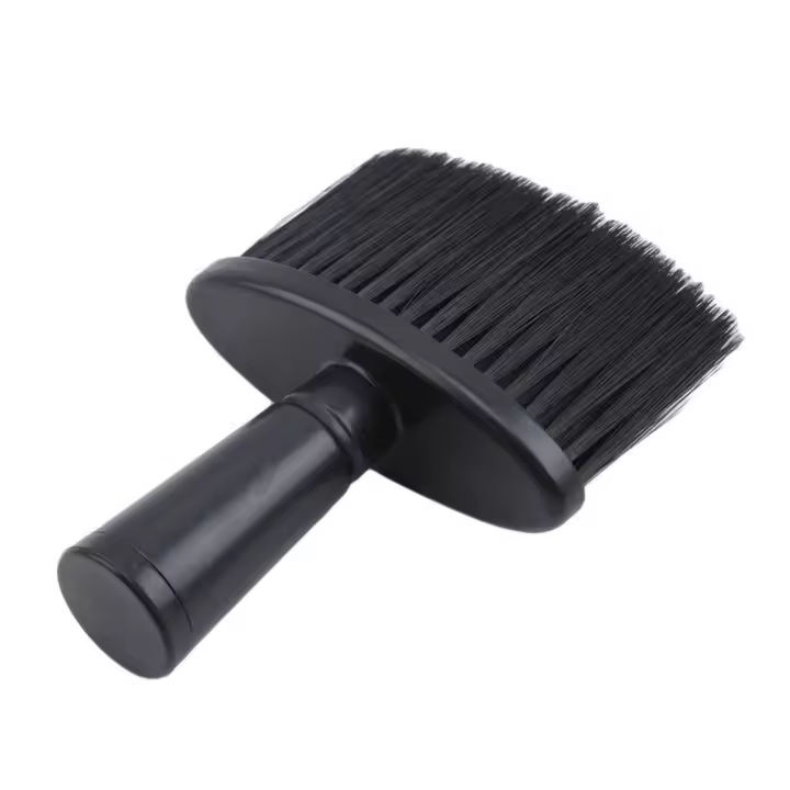 Herramienta de estilismo, cepillo profesional para plumero de cuello y cara, cepillo para cortar el pelo, cepillo para limpiar el pelo, cepillo suave antiestático para Barba, salón - 1