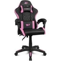 Silla Gaming Profesional, Polipiel, reposabrazos Acolchados, pistón Clase 3, Base Nylon Reforzada, Asiento basculante, Altura Regulable, cojín Lumbar y Cervical, Color Negro/Rosa - details 7