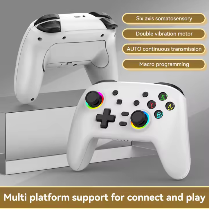 BLUEKAKA Controlador inalámbrico para Switch Pro Gamepad Controller para Tears of Kingdoms Bluetooth Joystick Switch Accesorios para juegos - 1
