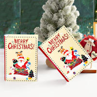 Cajas de Dulces en Forma de Libro Navideño 5Pcs Empaquetado de Regalos de Navidad para Fiestas de Cumpleaños Suministros de Decoración de Navidad - details 3
