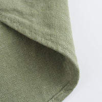 Novedad de Verano Blusa de Lino Mezclado para Mujer Top Sencillo Informal con Borde enrollado - details 14