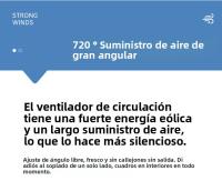 Ventilador USB Portátil con Luz Nocturna Rotación de 360°, 3 Velocidades, Silencioso y Ahorro Energético para Cama/Escritorio/Pared - details 12