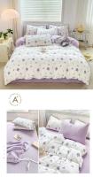 Funda de Edredón con Estilo Floral para Cama Individual 150 Cubiertas de Algodón para Cama de Reina Decoración de Hogar - details 15