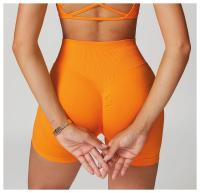 Pantalones de Yoga sin Costuras de Cintura Alta Secado Rápido para Verano - details 18