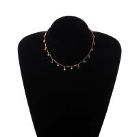 Collar Colgante de Gemas de Imitación con Estilo Temperamento Flotador de Tubo Recto Personalizado - details 2