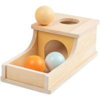 Caja de permanencia del Objeto Caja de permanencia de Objeto Juguetes de Caja de Monedas de Madera con Bola de Forma de cajón - details 4